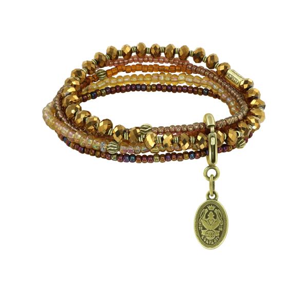 Brown - Petit Glamour d'Afrique - Bracelet Konplott